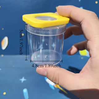 Outdoor-Abenteuer-Werkzeug – Flip Transparentes Glas mit Lupe