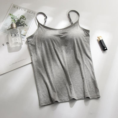 Gepolstertes Tank Top | Tank Top mit integriertem BH