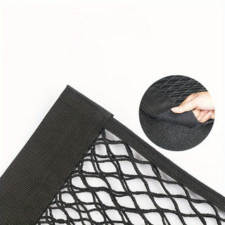 Universelles Auto-Kofferraumnetz Doppeltes Stretch Mesh Organizer