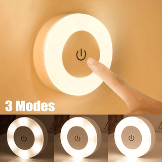 USB-Aufladbare LED-Touch-Lampe, 3 Farbmodi