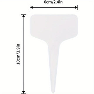 PVC T-förmige Gartenstecker – Wiederverwendbare & Wasserdichte Pflanzenetiketten