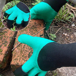 Gartenhandschuhe mit Krallen zum Graben und Pflanzen