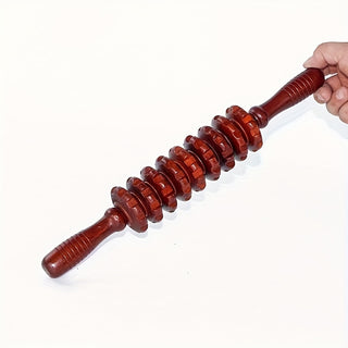 Natürlicher Holz-Handroller-Massager