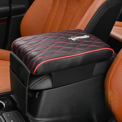 Faux Leder Auto Armlehnenkissen mit Memory Foam