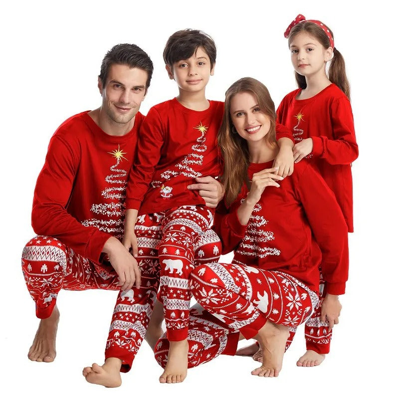 FamFits - Familienmode Passendes Pyjama-Set für Weihnachten