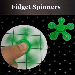 5er Set Fidget Spinner – Entspannungs-Spielzeug für Finger, Zufallsfarbe