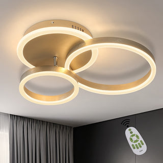 Led-Deckenleuchte Dimmbar – Modernes Ring-Design mit Fernbedienung