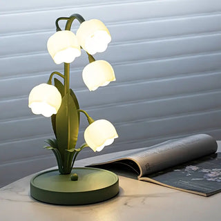 Usb-Betriebene Suzuran-Blumen-Tischlampe, Künstliche Blumen