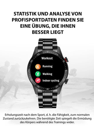 FITGEAR - Lässige Smartwatch für Männer und Frauen