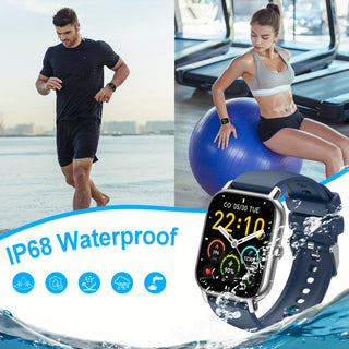 Smartwatch 1,85" – Anrufe, IP68 wasserdicht, Fitness-Tracker