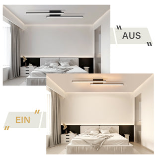 Led-Deckenleuchte – 2/4/5 Flammig, 20W, Kristall-Design – Warmweiß