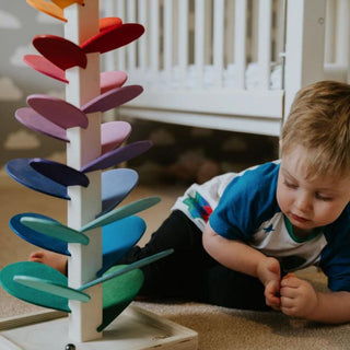 Regenbogen Musikbaum für Kinder – Lernspielzeug aus Holz