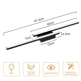 Led-Deckenleuchte – 2/4/5 Flammig, 20W, Kristall-Design – Warmweiß