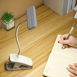 Verstellbare LED Clip-On Schreibtischlampe - Augenfreundlich