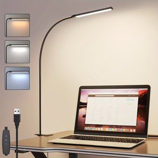 Verstellbare LED Klemmleuchte – Dimmbare Lampe für Arbeit & Studium