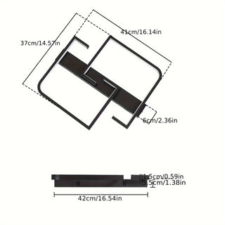 Moderne LED-Deckenlampe – 35W, Dimmbar, 30/40/60cm für Wohnzimmer