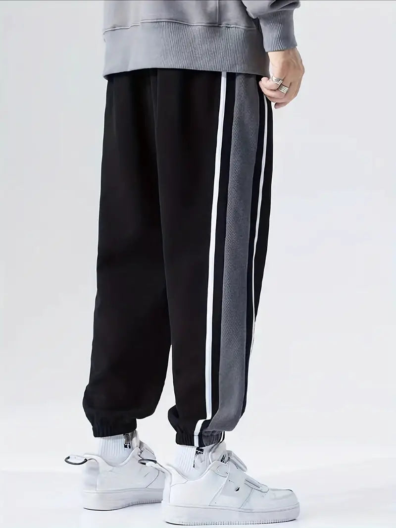 Herren Fleece-Lined Warme Joggers – Lässige Stretch-Sweatpants