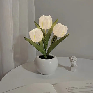 Led Tulpen Nachtlicht – Romantische Tischlampe