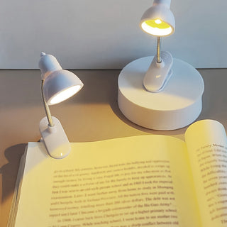 Mini LED Clip-Leseleuchte – Einstellbares Warmlicht