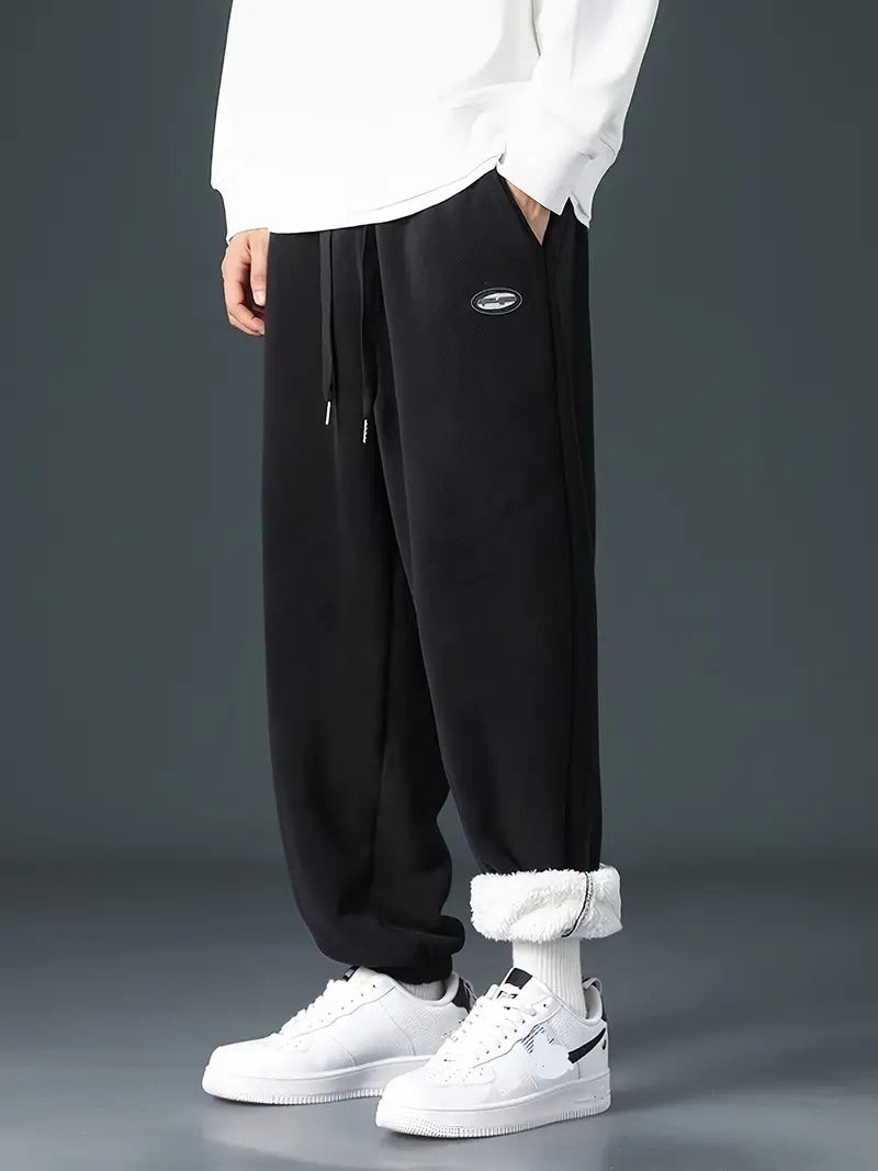 Herren Shearling Lined Sweatpants