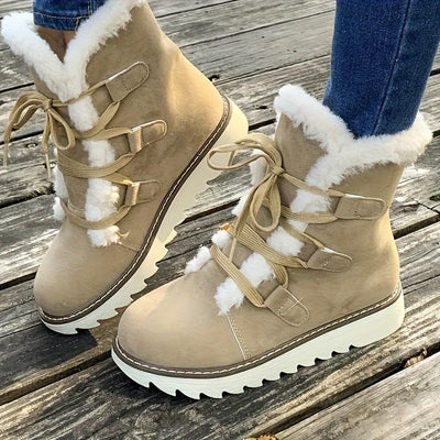 Winter Soft Sole Damen Schnürstiefel