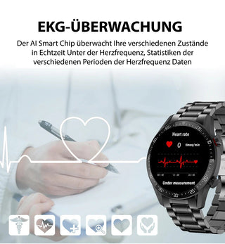 FITGEAR - Lässige Smartwatch für Männer und Frauen