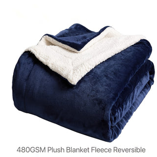 Sherpa-Fleece-Decke – Weich, Flauschig & Warm für Sofa & Bett