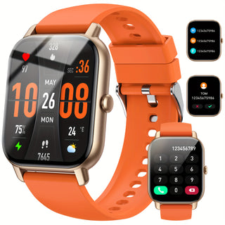 Smartwatch 1,85" – Anrufe, IP68 wasserdicht, Fitness-Tracker