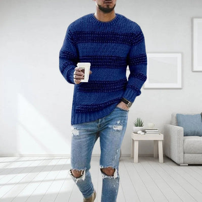 Lando - Der neue lässige gestreifte Strickpullover 2024