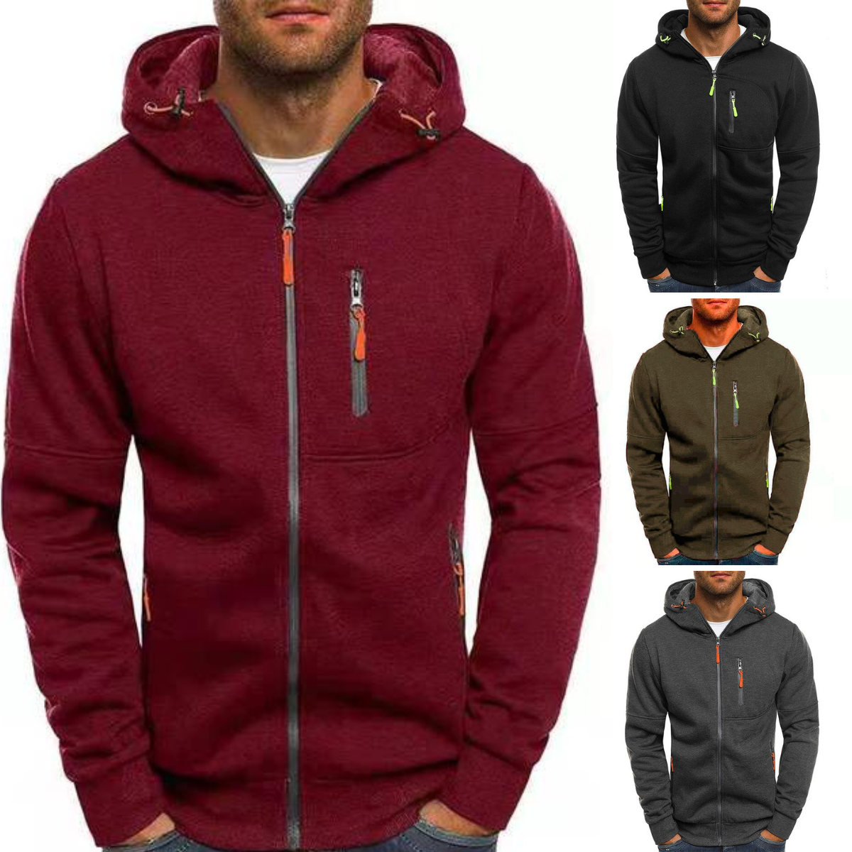 Jacks - Kapuzenpulli aus Fleece Kapuzinerpulli Sweatjacke