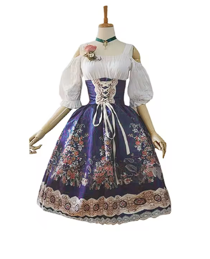 Oktoberfest traditionelle deutsche Trachten Outfits Dirndl Kleid