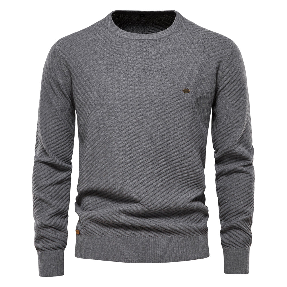 Unifarbener Pullover für Männer - GREG