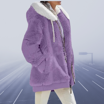 Alessandra - Neu Lässige Fleece-Kapuzenjacke 2024