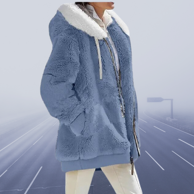 Alessandra - Neu Lässige Fleece-Kapuzenjacke 2024