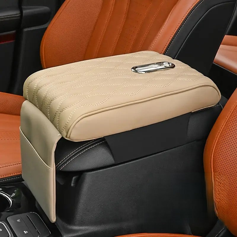 Faux Leder Auto Armlehnenkissen mit Memory Foam