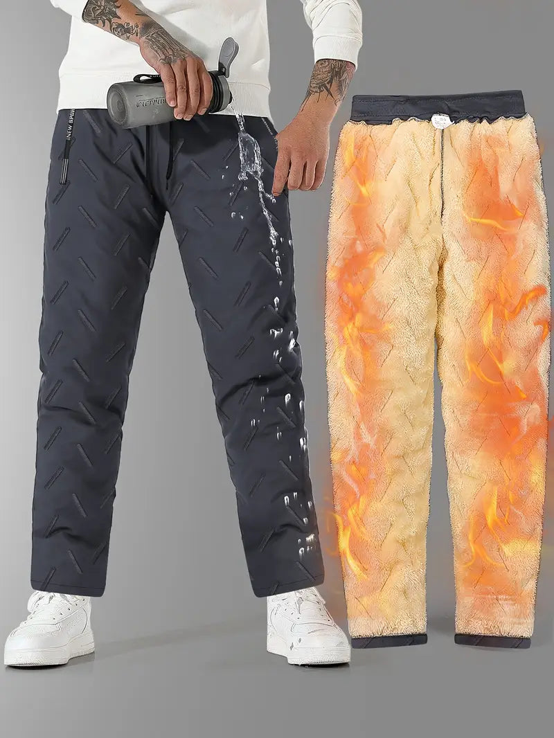 Wasserabweisende, Warme Sportliche Hosen fleece Jogger mit Taschen