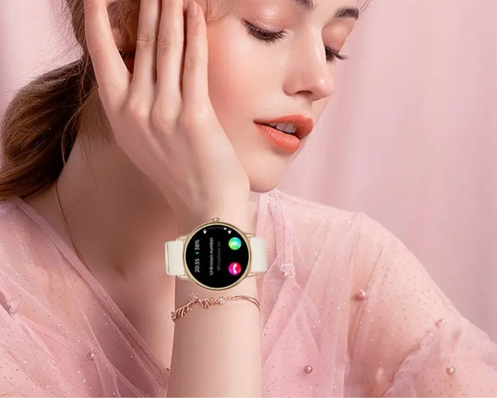 Smartwatch für Frauen mit  Amoled Display