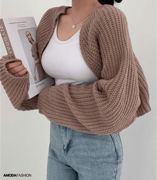 Bolero-Strickjacke