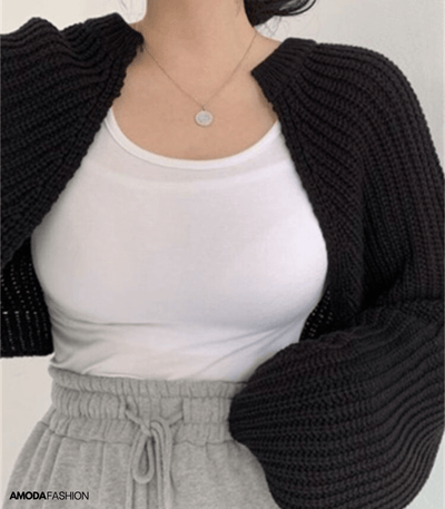 Bolero-Strickjacke