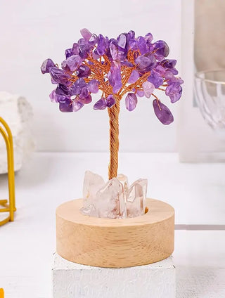 Amethyst Heilbaum mit usb, Feng Shui Glück