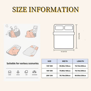 Ultra-Weiche Flanell-Decke – Warm & Vielseitig für Sofa, Bett, Reisen