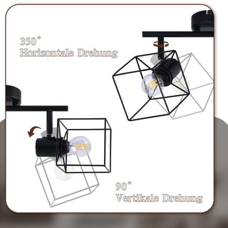 Deckenstrahler – Moderne & schwenkbare Deckenlampe (E14) – Weiß