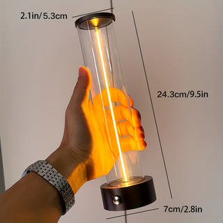 Moderne LED-Schreibtischlampe, Touch-Steuerung, USB-Wiederaufladbar