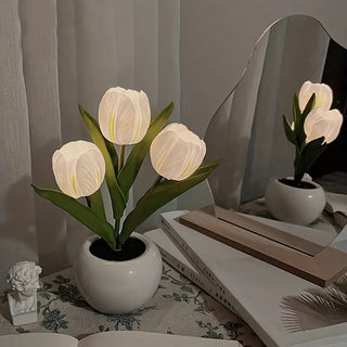 Led Tulpen Nachtlicht – Romantische Tischlampe