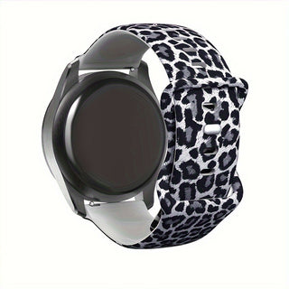 Pink Lips/Leopard Muster Uhrenarmband – Stilvoll & Bequem