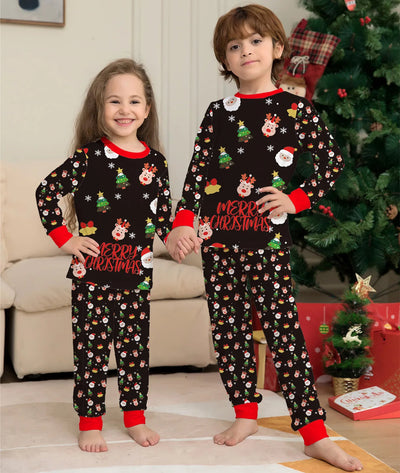 FamThreads - Hirsch Santa Familie zusammenpassende Pyjamas Set