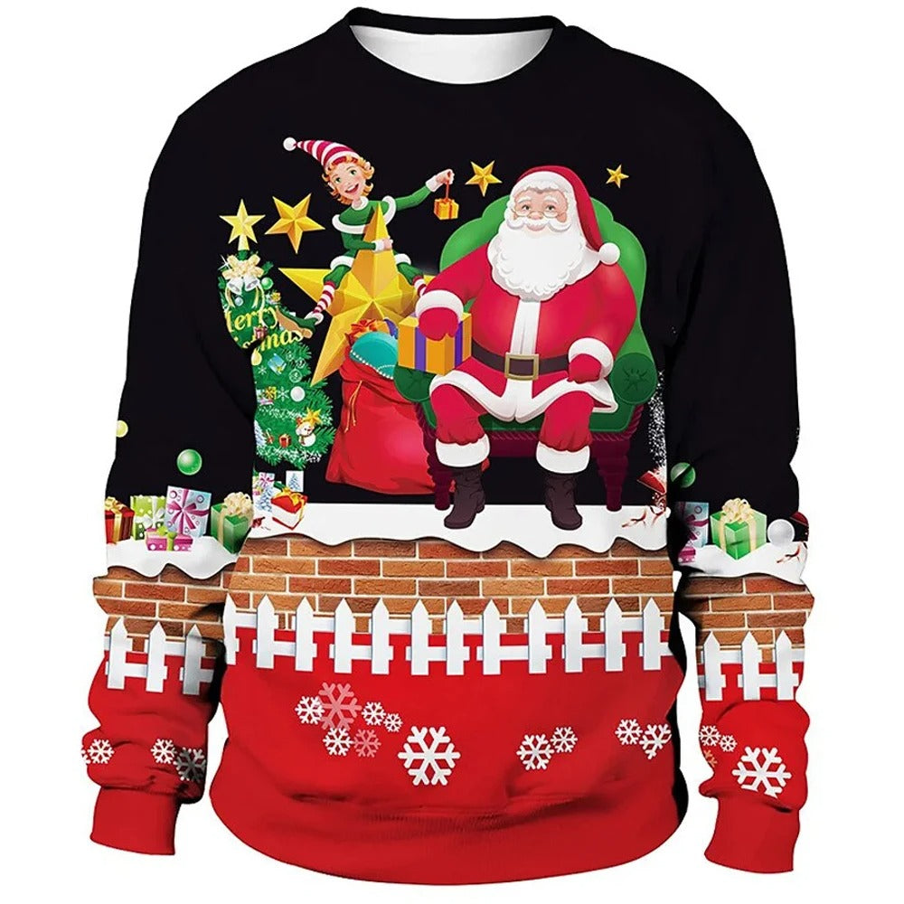 Mateo - Weihnachten O-Ausschnitt Pullover