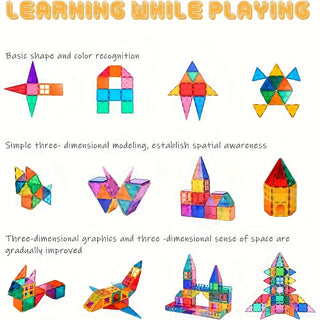 Magnetische Bausteine – Pädagogisches Konstruktionsspielzeug