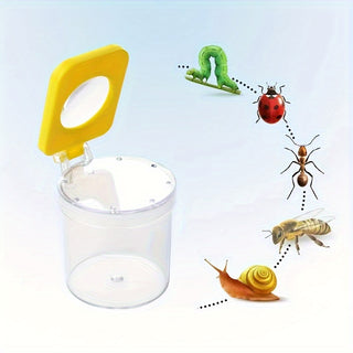 Outdoor-Abenteuer-Werkzeug – Flip Transparentes Glas mit Lupe