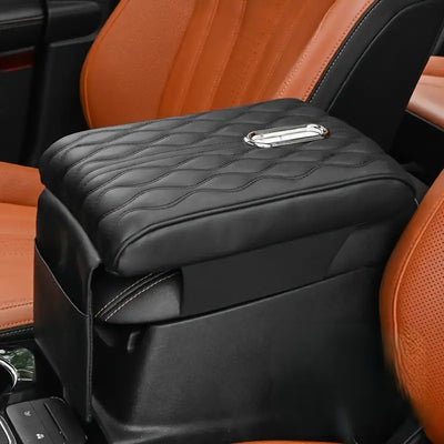 Faux Leder Auto Armlehnenkissen mit Memory Foam